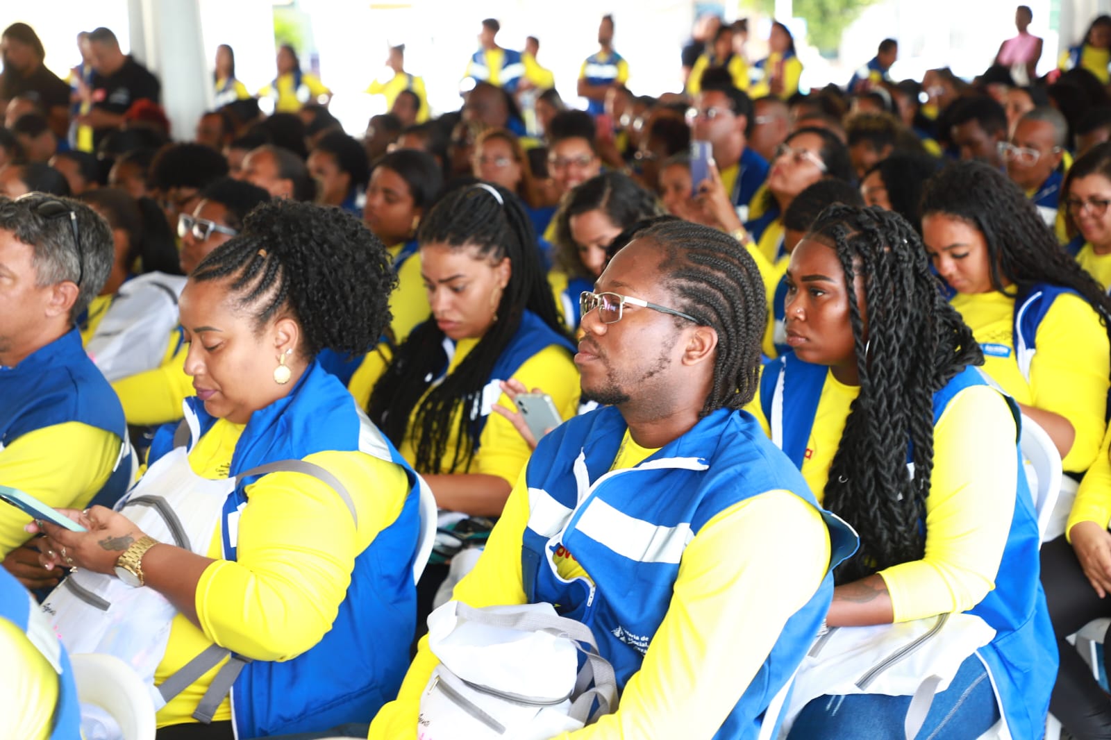 No encontro, foi apresentado o novo fardamento dos Agentes Vida Nova No encontro, foi apresentado o novo fardamento dos Agentes Vida Nova