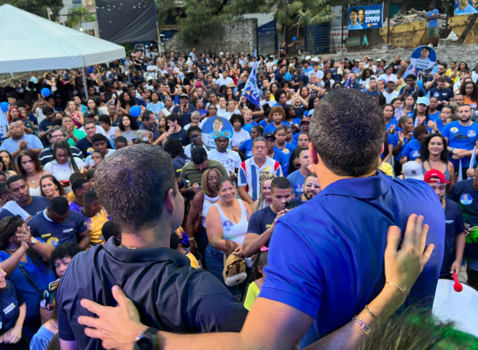  evento contou com a presença do atual prefeito e candidato à reeleição, Bruno Reis, e de sua vice, Ana Paula Matos
