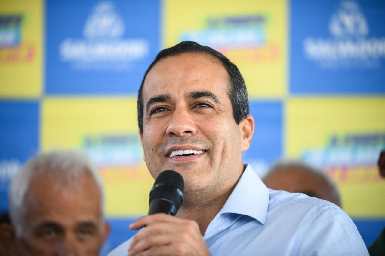 O prefeito Bruno Reis