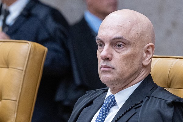 O ministro Alexandre de Moraes, do STF (Supremo Tribunal Federal)