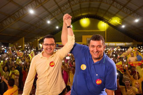 O clima na convenção foi de confiança na vitória de Paulinho de Tixa e Xandão