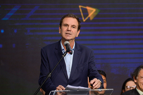 O prefeito do Rio de Janeiro, Eduardo Paes (PSD)