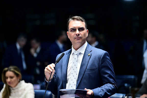 O senador Flávio Bolsonaro (PL-RJ) O senador Flávio Bolsonaro (PL-RJ)
