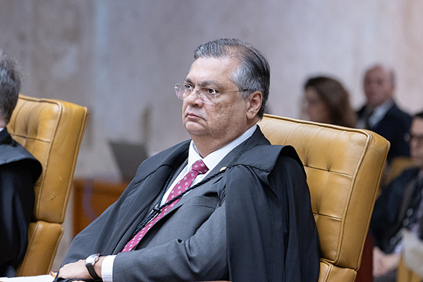 O ministro Flávio Dino, do Supremo Tribunal Federal (STF)