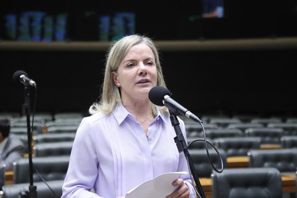 A presidente do PT, Gleisi Hoffmann A presidente do PT, Gleisi Hoffmann