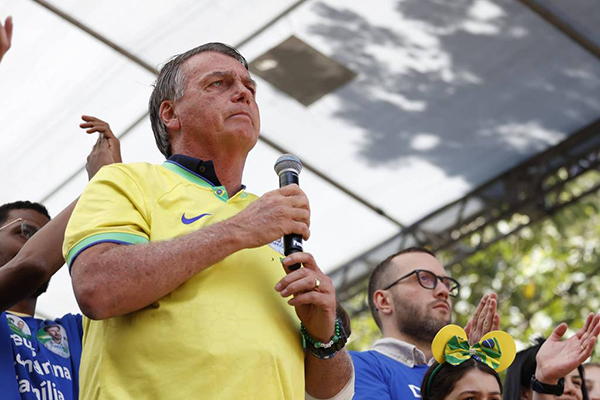 O ex-presidente Jair Bolsonaro (PL)