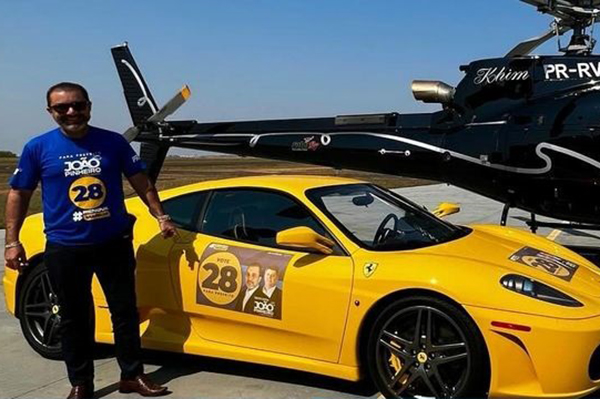 O candidato do PRTB à Prefeitura de Marília, João Pinheiro