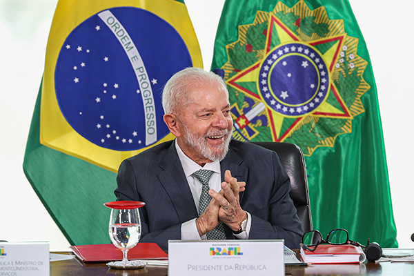O presidente Lula (PT)