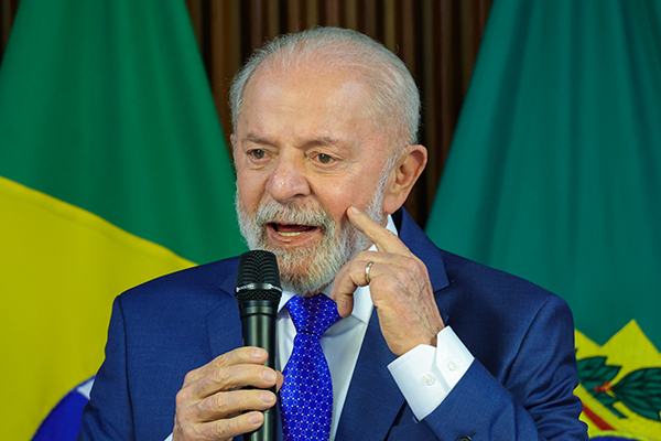 O presidente Lula (PT)