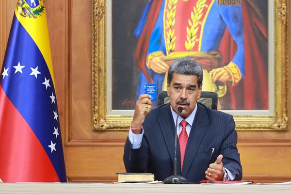 O ditador da Venezuela, Nicolás Maduro O ditador da Venezuela, Nicolás Maduro