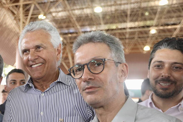 Os governadores de Goiás e Minas Gerais, Ronaldo Caiado e Romeu Zema Os governadores de Goiás e Minas Gerais, Ronaldo Caiado e Romeu Zema