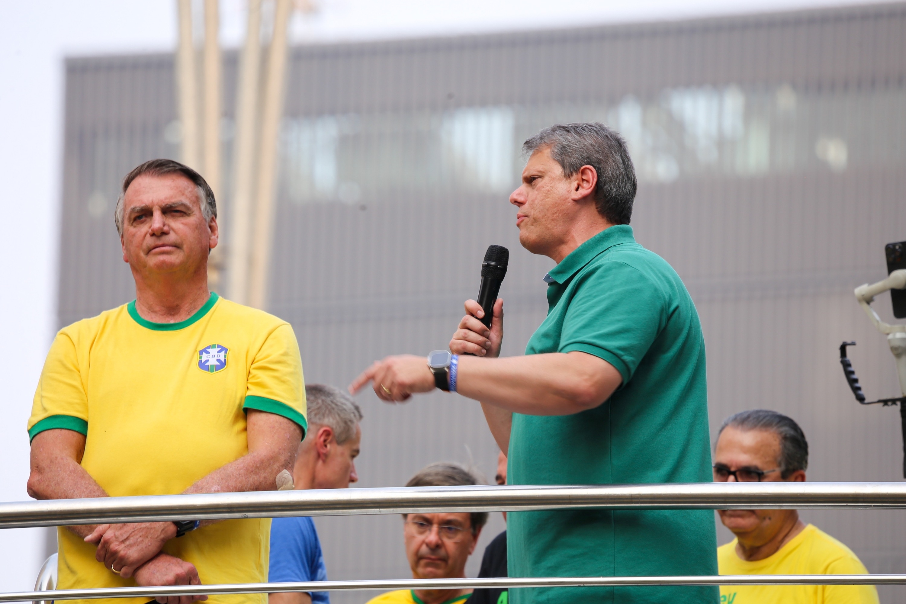 Bolsonaro e Tarcísio Bolsonaro e Tarcísio