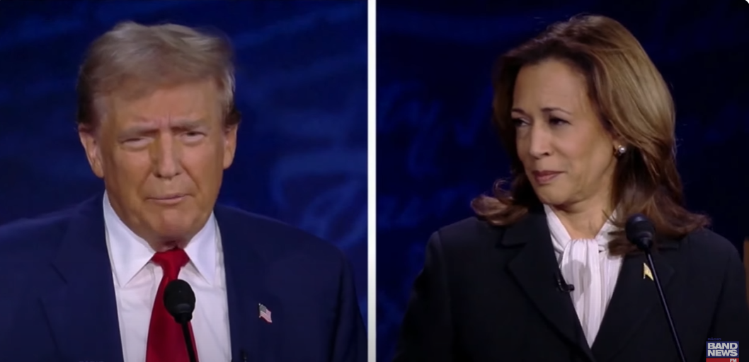 Kamala Harris encurralou Donald Trump no debate da noite desta terça-feira Kamala Harris encurralou Donald Trump no debate da noite desta terça-feira