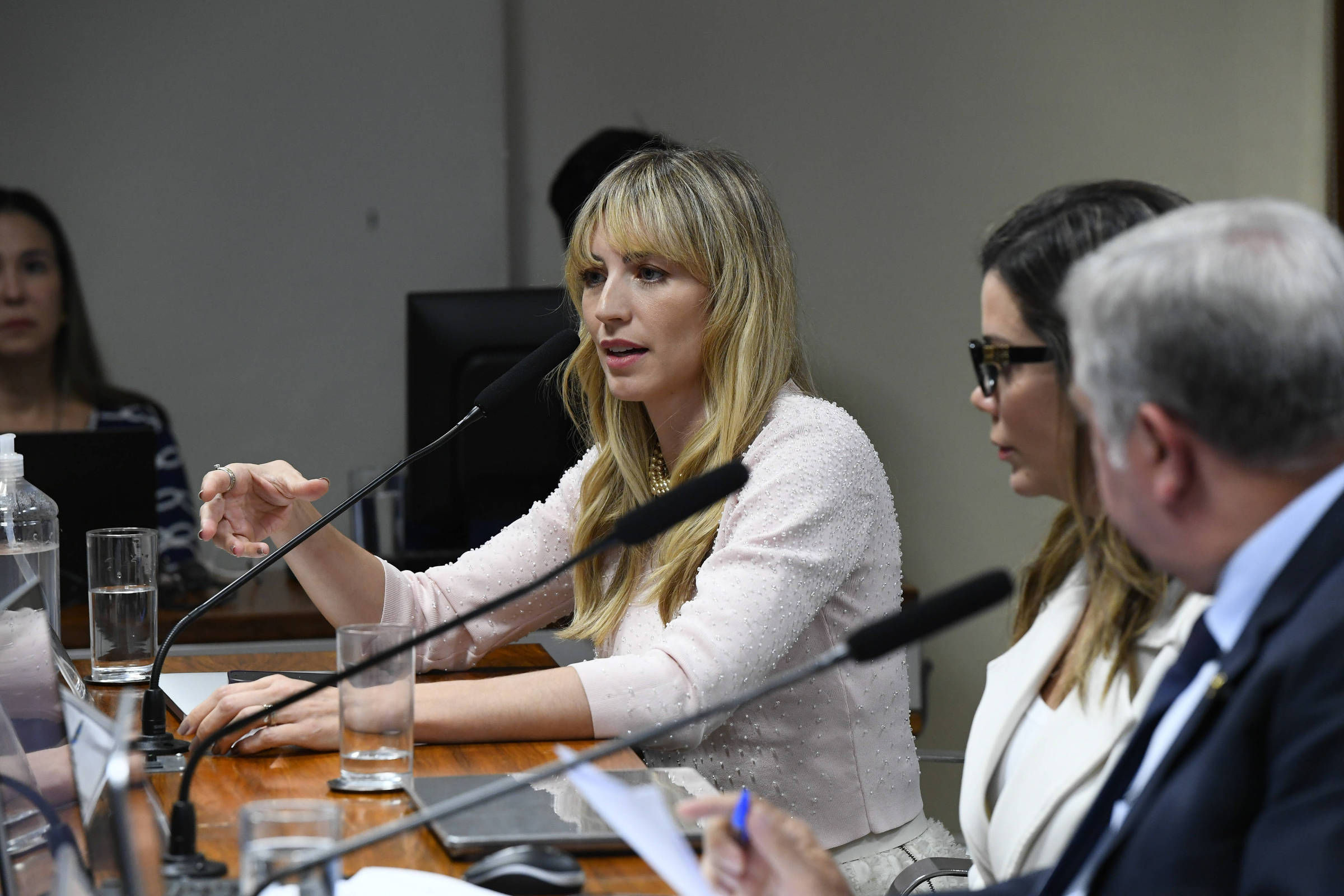 Lina Santin, sócia do escritório Salusse Marangoni Parente e Jabur Advogados, durante audiência sobre a reforma tributária na Comissão de Assuntos Econômicos do Senado