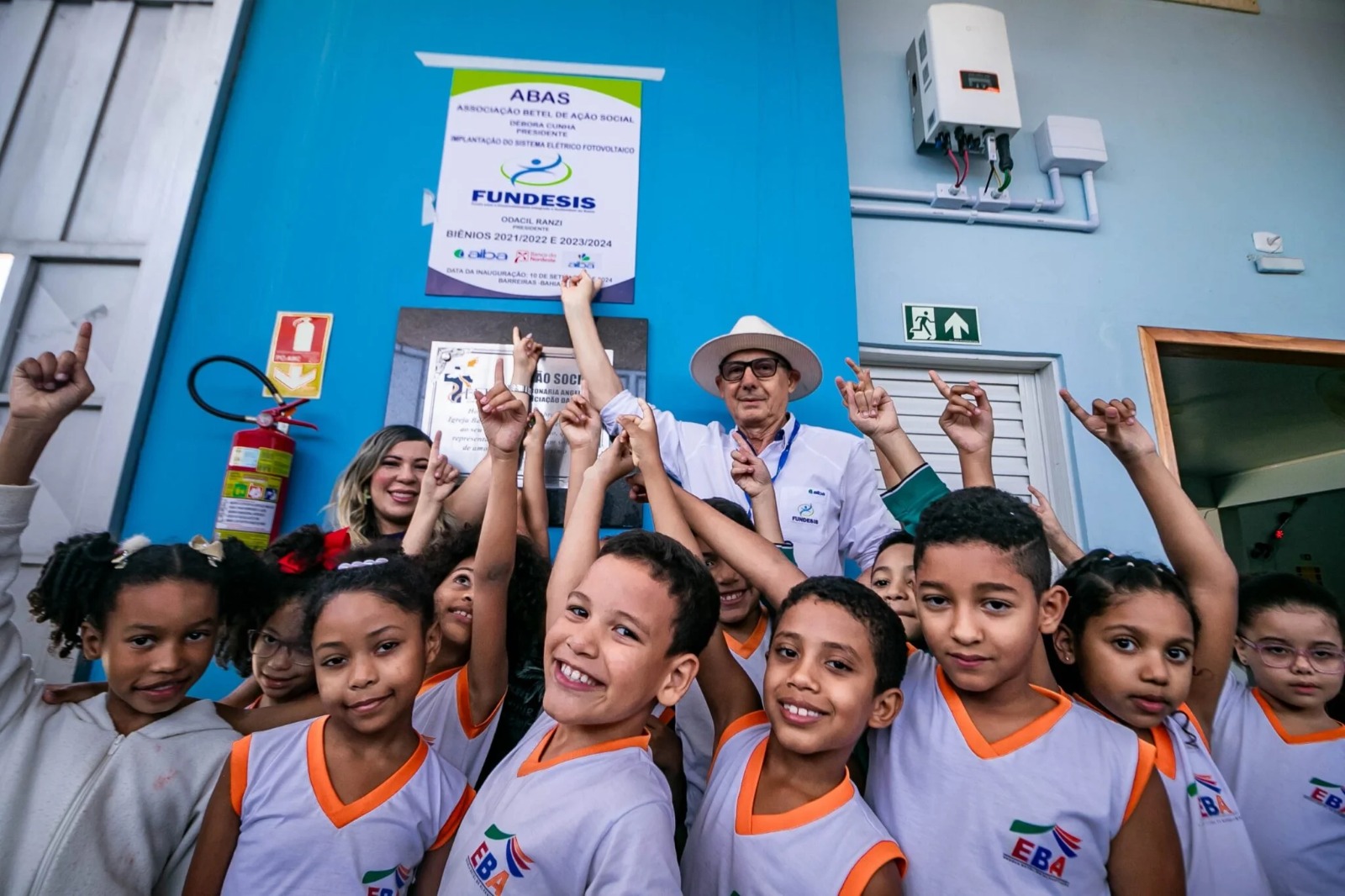 A primeira entrega do roteiro foi na Associação de Proteção às Crianças Pobres