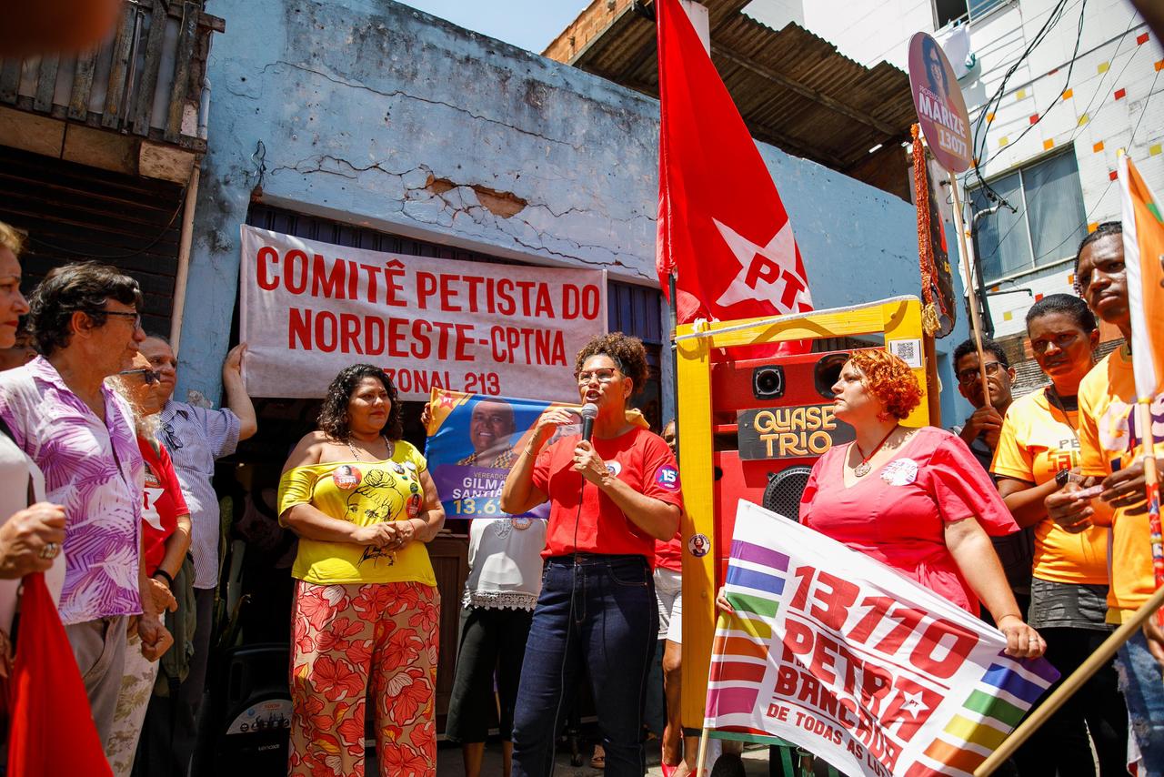 O evento contou com a participação da candidata a vice prefeita Fabya Reis