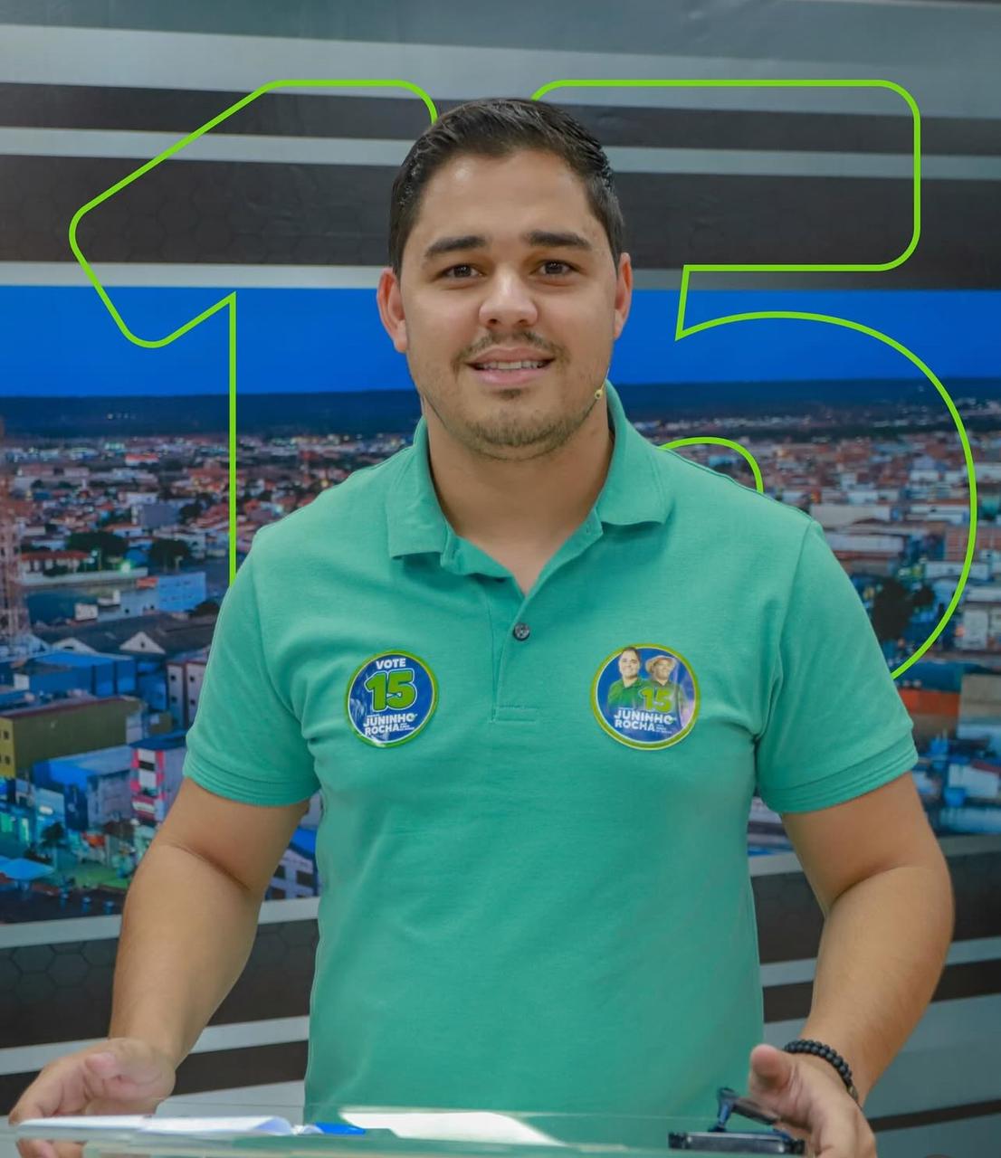 O candidato a prefeito do município baiano de São Gabriel Juninho (MDB) participou nesta quarta-feira (18) de uma sabatina