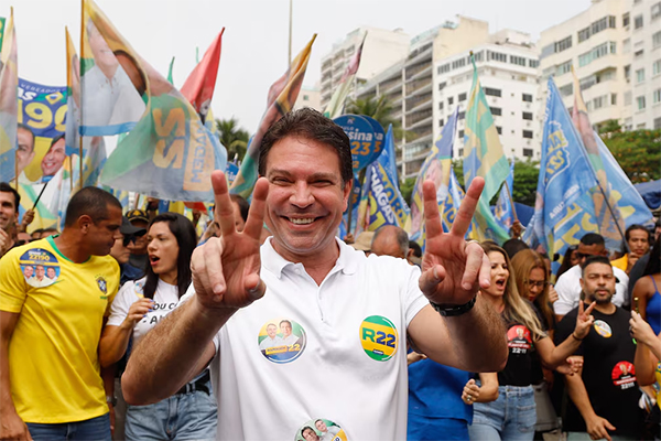 Ato de campanha de Alexandre Ramagem (PL) 