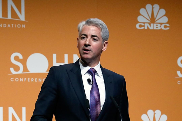 O megainvestidor norte-americano Bill Ackman