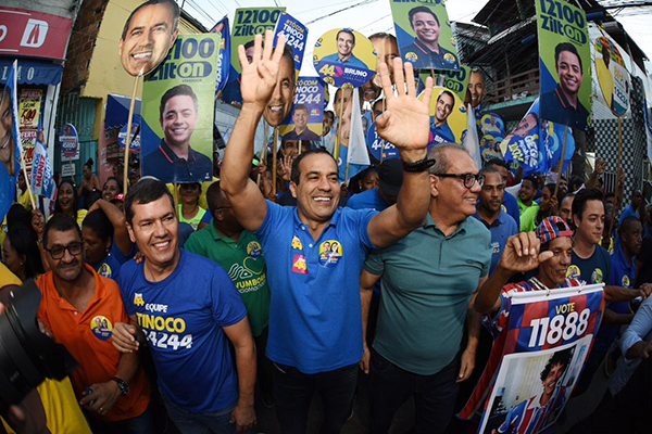 O prefeito Bruno Reis (União Brasil), candidato à reeleição