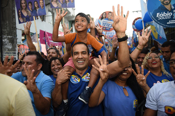O prefeito de Salvador e candidato à reeleição, Bruno Reis (União Brasil)