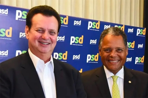 O presidente do PSD, Gilberto Kassab, e o deputado federal Antonio Brito (PSD) O presidente do PSD, Gilberto Kassab, e o deputado federal Antonio Brito (PSD)