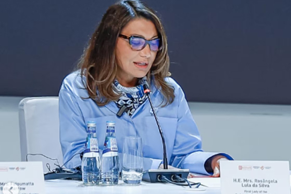 A primeira-dama Rosângela da Silva, Janja