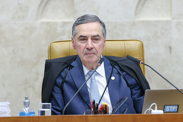 O ministro Luís Roberto Barroso, do Supremo Tribunal Federal (STF)