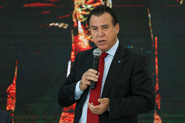 O ministro do Trabalho e Emprego, Luiz Marinho