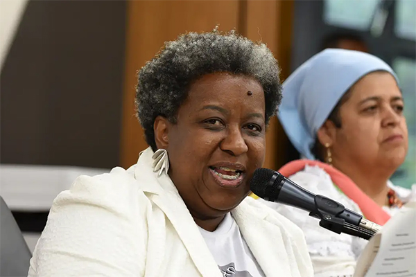 Escolhida pelo presidente Lula (PT) para chefiar o Ministério dos Direitos Humanos, a deputada estadual mineira Macaé Evaristo (PT) Escolhida pelo presidente Lula (PT) para chefiar o Ministério dos Direitos Humanos, a deputada estadual mineira Macaé Evaristo (PT)