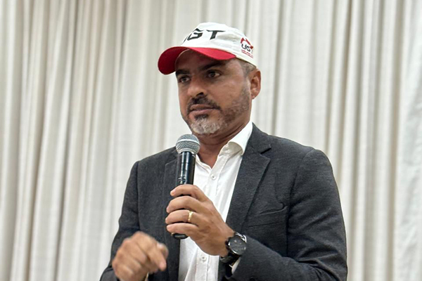 O presidente licenciado da UGT-BA, Marcelo Carvalho O presidente licenciado da UGT-BA, Marcelo Carvalho