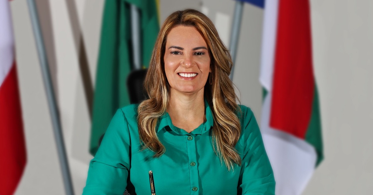 A prefeita de Vitória da Conquista, Sheila Lemos (União Brasil) A prefeita de Vitória da Conquista, Sheila Lemos (União Brasil)