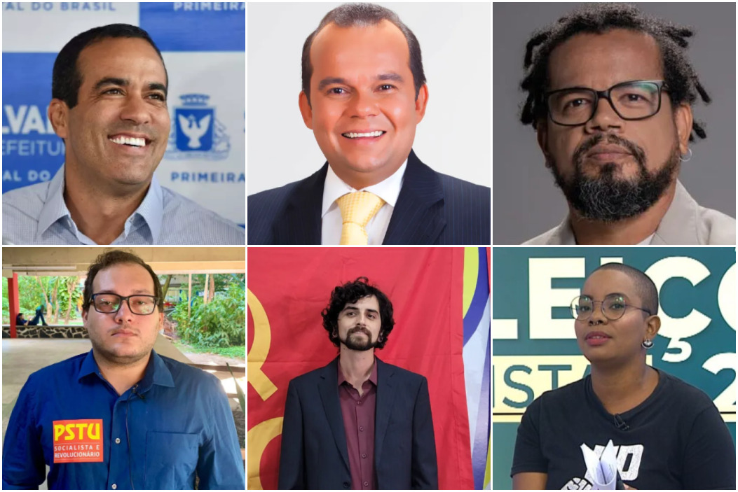 Bruno Reis, Geraldo Jr., Kleber Rosa, Victor Marinho, Giovani Damico e Eslane Paixão
