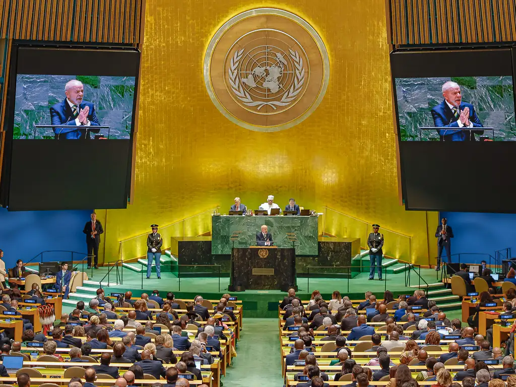 Presidente da República, Luiz Inácio Lula da Silva, concede entrevista coletiva à imprensa na Sede das Nações Unidas (ONU) Presidente da República, Luiz Inácio Lula da Silva, concede entrevista coletiva à imprensa na Sede das Nações Unidas (ONU)
