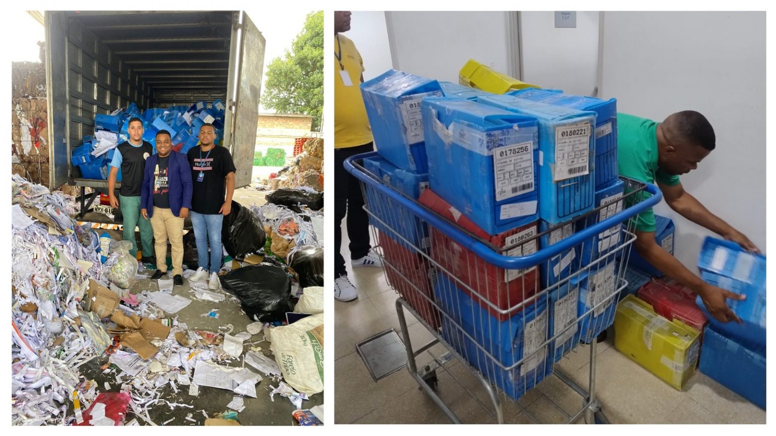 Processos, contidos em 503 caixas-box, foram encaminhados para reciclagem Processos, contidos em 503 caixas-box, foram encaminhados para reciclagem