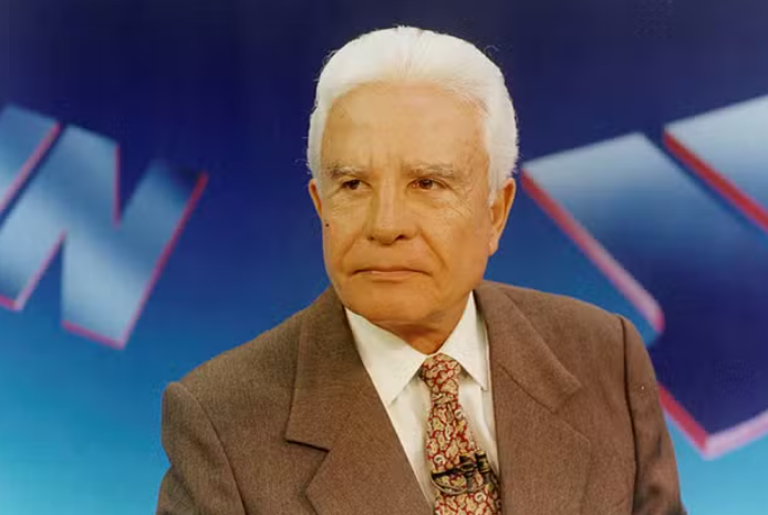 O jornalista Cid Moreira