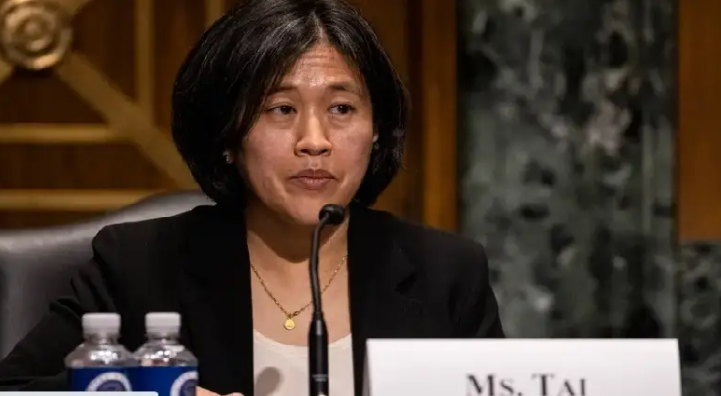 A representante de Comércio dos EUA, Katherine Tai 