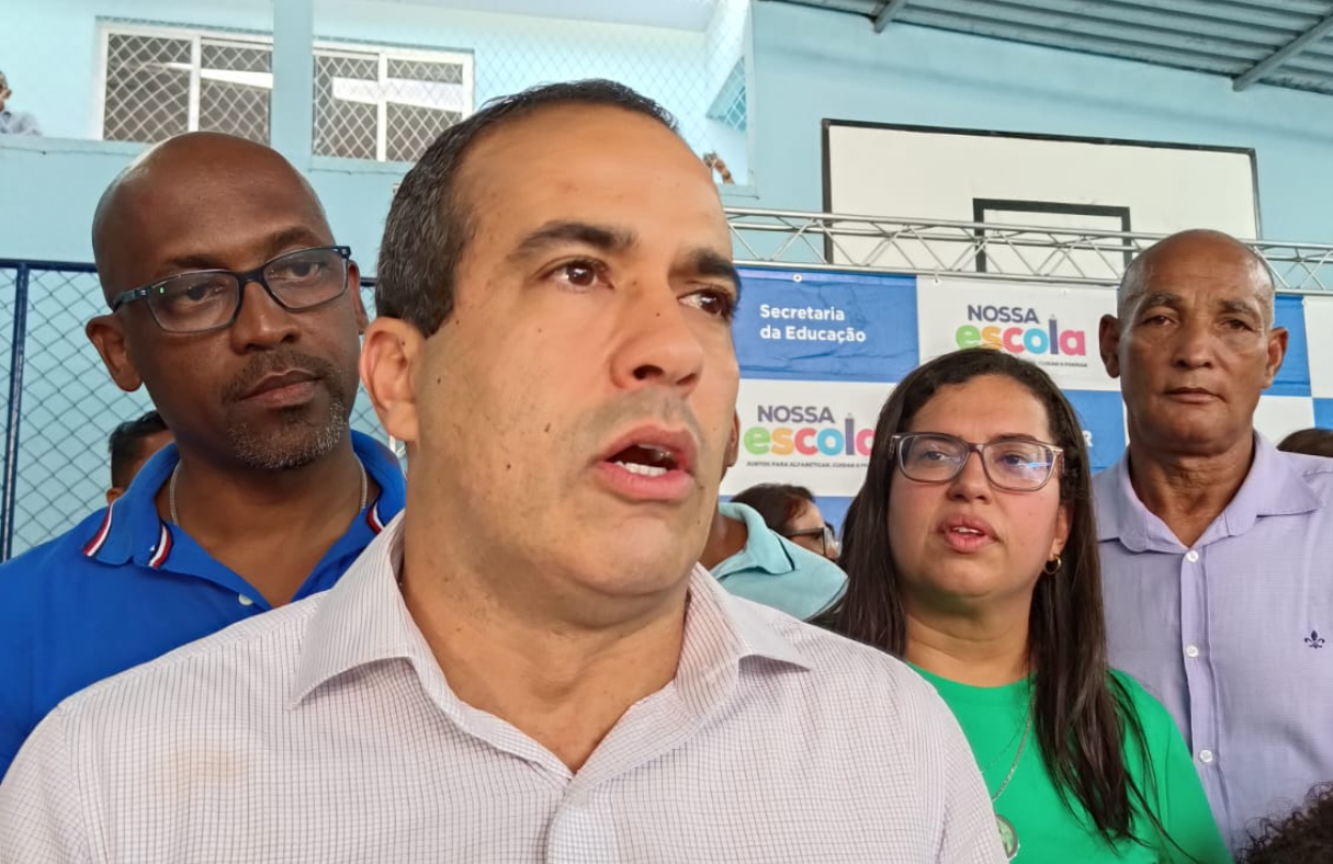 O prefeito Bruno Reis