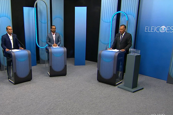 Imagem de Sem Bruno na bancada, último debate da TV Bahia começa desanimado