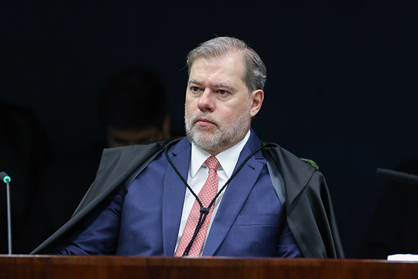 O ministro Dias Toffoli, do Supremo Tribunal Federal (STF)