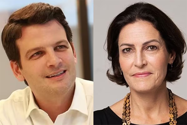 Os candidatos à Prefeitura de Curitiba Eduardo Pimentel (PSD) e Cristina Graeml (PMB Os candidatos à Prefeitura de Curitiba Eduardo Pimentel (PSD) e Cristina Graeml (PMB