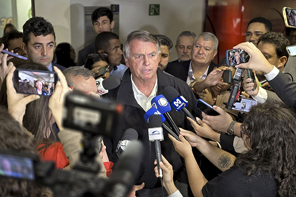 O ex-presidente Jair Bolsonaro O ex-presidente Jair Bolsonaro