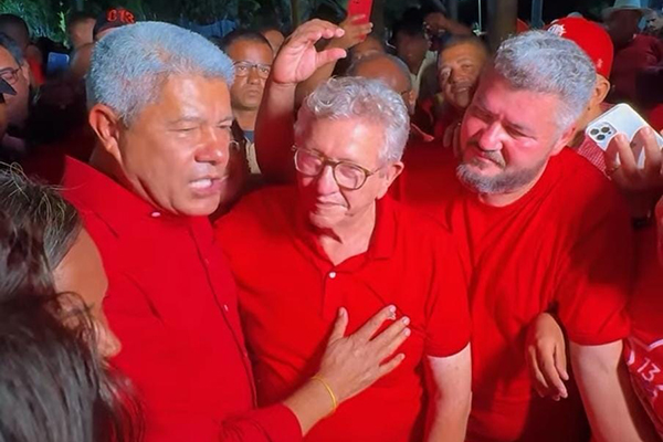 Jerônimo Rodrigues, Luiz Caetano e Júnior Muniz