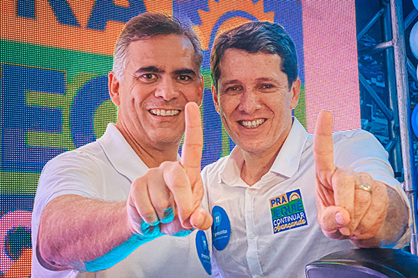 O deputado federal Leur Lomanto Jr (União) e o prefeito reeleito de Jequié, Zé Cocá (PP) O deputado federal Leur Lomanto Jr (União) e o prefeito reeleito de Jequié, Zé Cocá (PP)