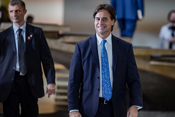 O presidente do Uruguai, Luis Lacalle Pou
