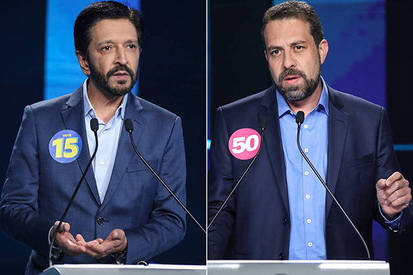 Ricardo Nunes (MDB) e Guilherme Boulos (PSOL), candidatos à Prefeitura de São Paulo Ricardo Nunes (MDB) e Guilherme Boulos (PSOL), candidatos à Prefeitura de São Paulo