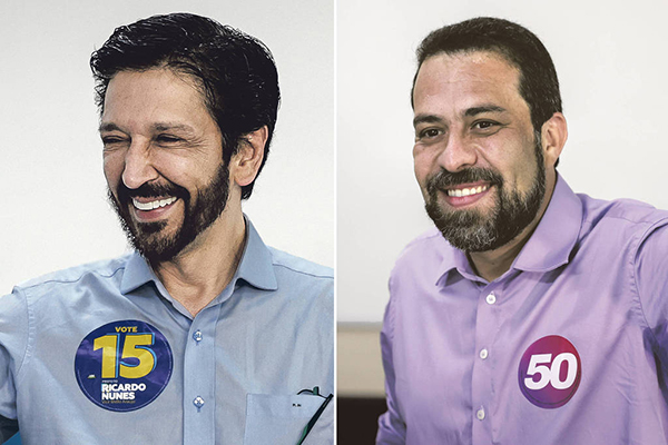 Ricardo Nunes e Guilherme Boulos Ricardo Nunes e Guilherme Boulos