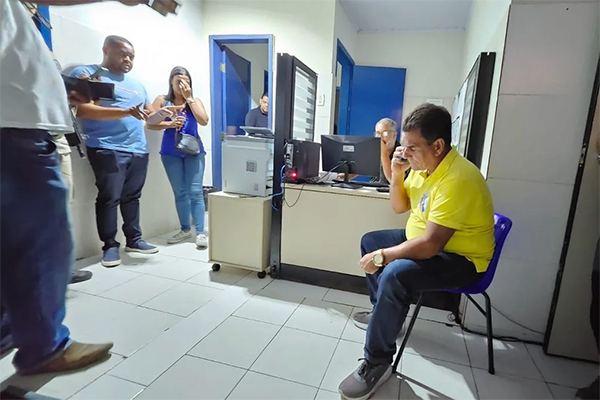 O candidato a prefeito de Cachoeira, Tato Pereira (PSD)