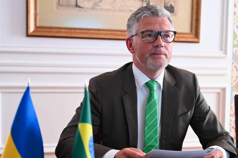 O embaixador ucraniano em Brasília, Andrii Melnyk