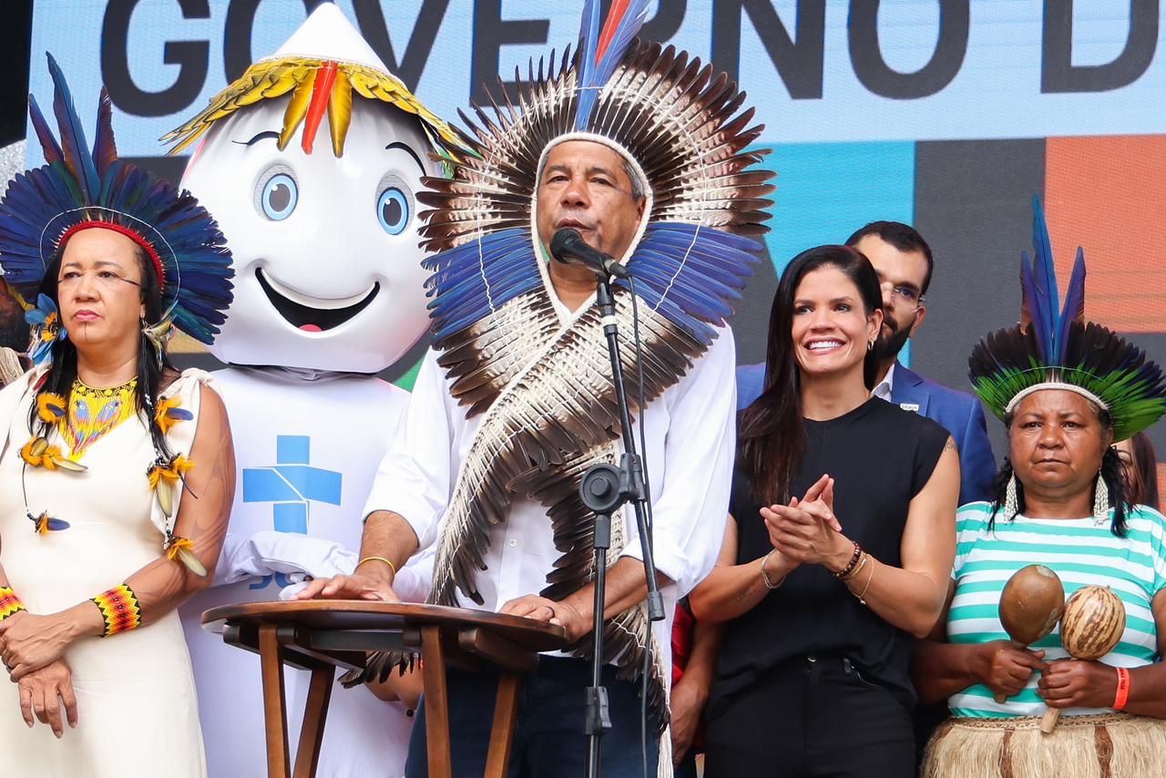 Evento de entregas voltadas a comunidades indígenas na Bahia
